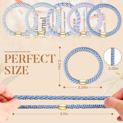 Forenee hair ties gold beads detail adds elegant flair to any hairstyle