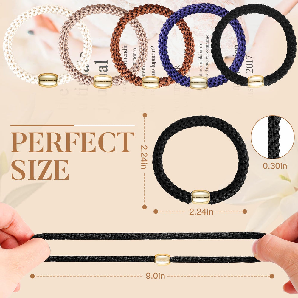 Forenee hair ties no-damage wrist style—wearable as a chic bracelet while staying ready