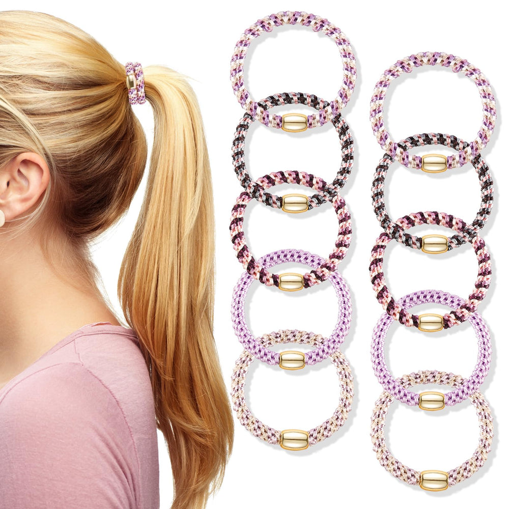 Forenee hair ties travel-ready bundle fits in bags for on-the-go styling.