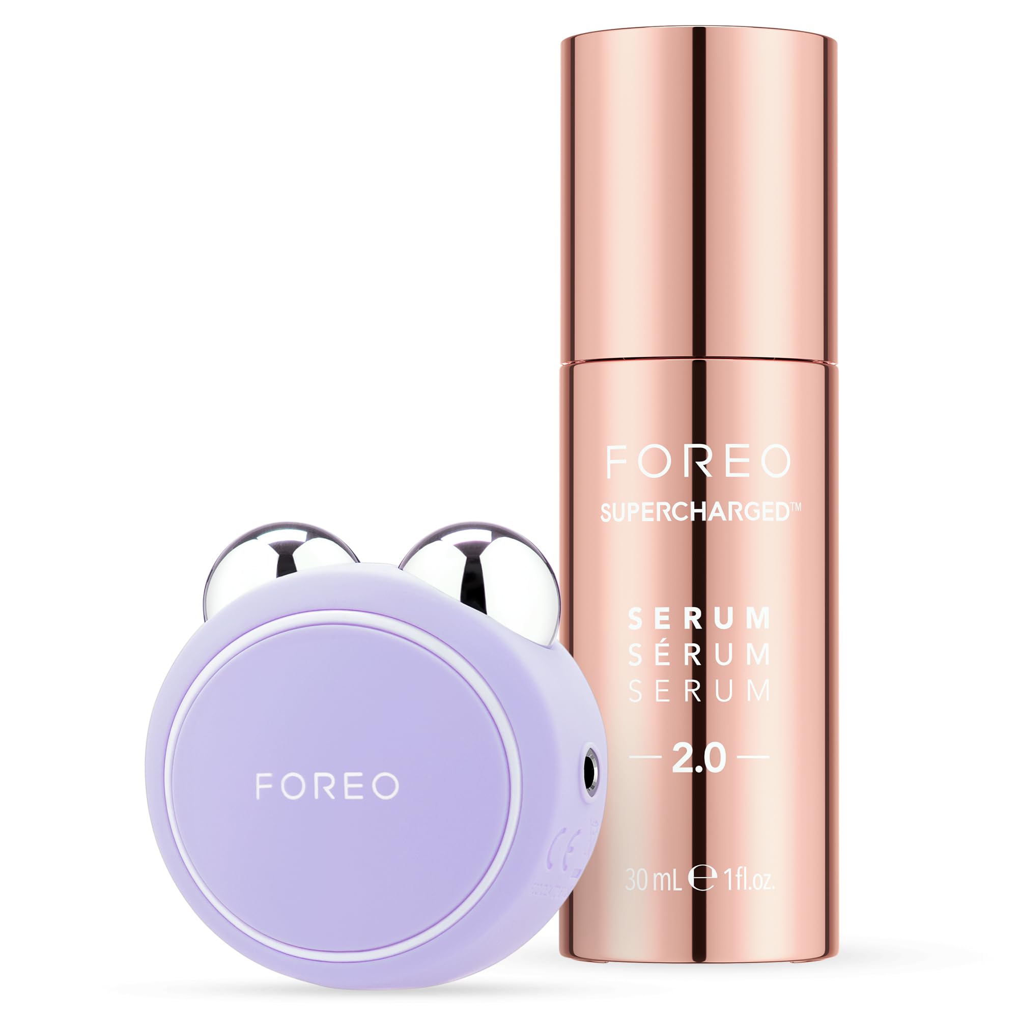 FOREO Bear Mini face-lift device in use for gentle contouring