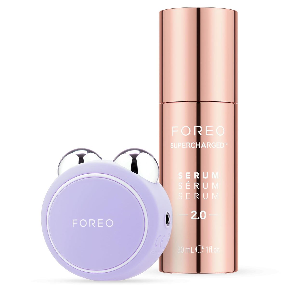 FOREO Bear Mini face-lift device in use for gentle contouring
