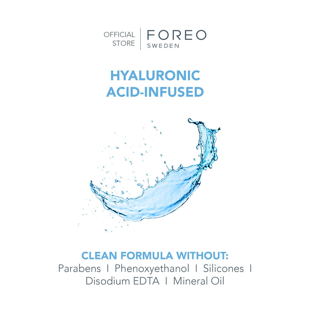 FOREO H2Overdose UFO activation shot illustrating enhanced absorption