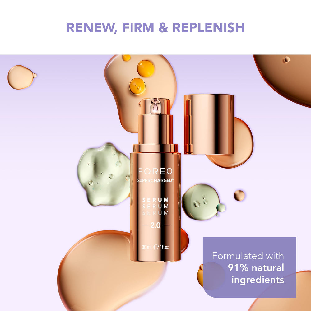 FOREO Serum Serum Serum application texture showing quick absorption for skin