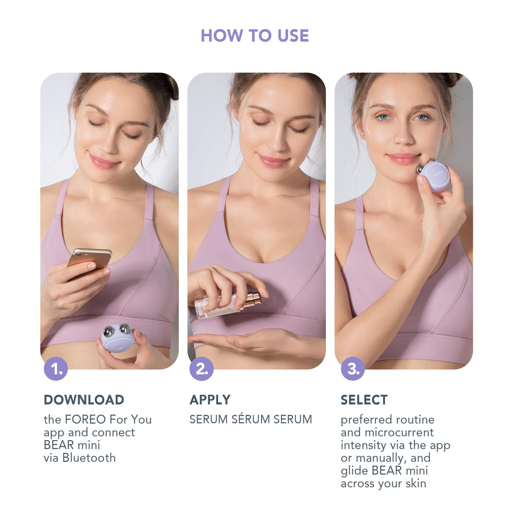 FOREO Serum Serum Serum hydrates with hyaluronic acid and squalane for plump skin
