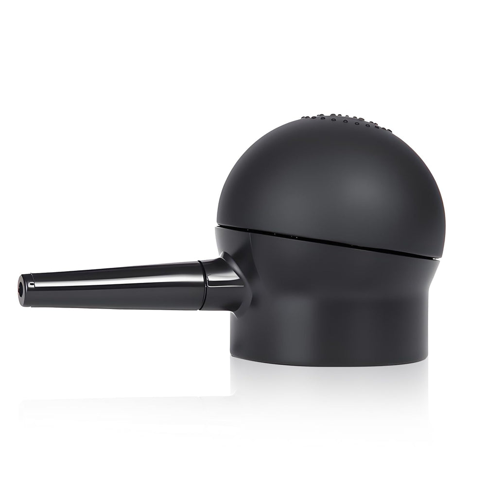 Forest of Dreams hair fiber sprayer nozzle closeup for precise coverage during styling