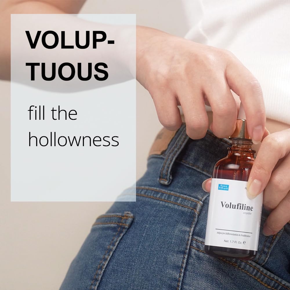 FOREST OF THE BORGES'S Volufiline Serum dropper closeup enabling precise dosing.