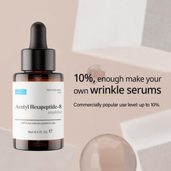 Forest of the Borges's Acetyl Hexapeptide Amplifier label highlights clean, vegan formula.