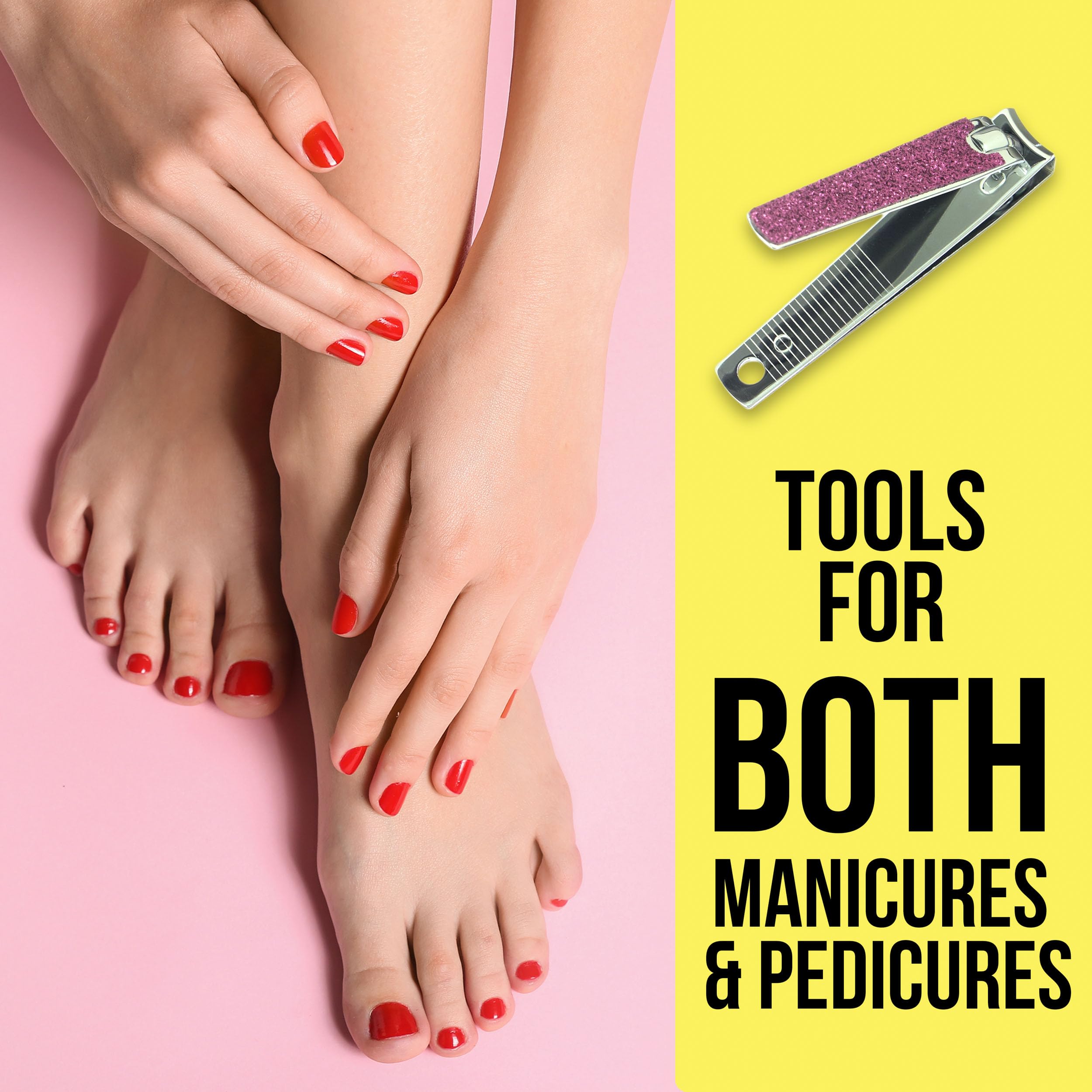 Forever 21 Nail Clippers Set easy squeeze design for comfortable trimming