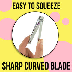 Forever 21 Nail Clippers Set glitter textured handles improve grip during trimming