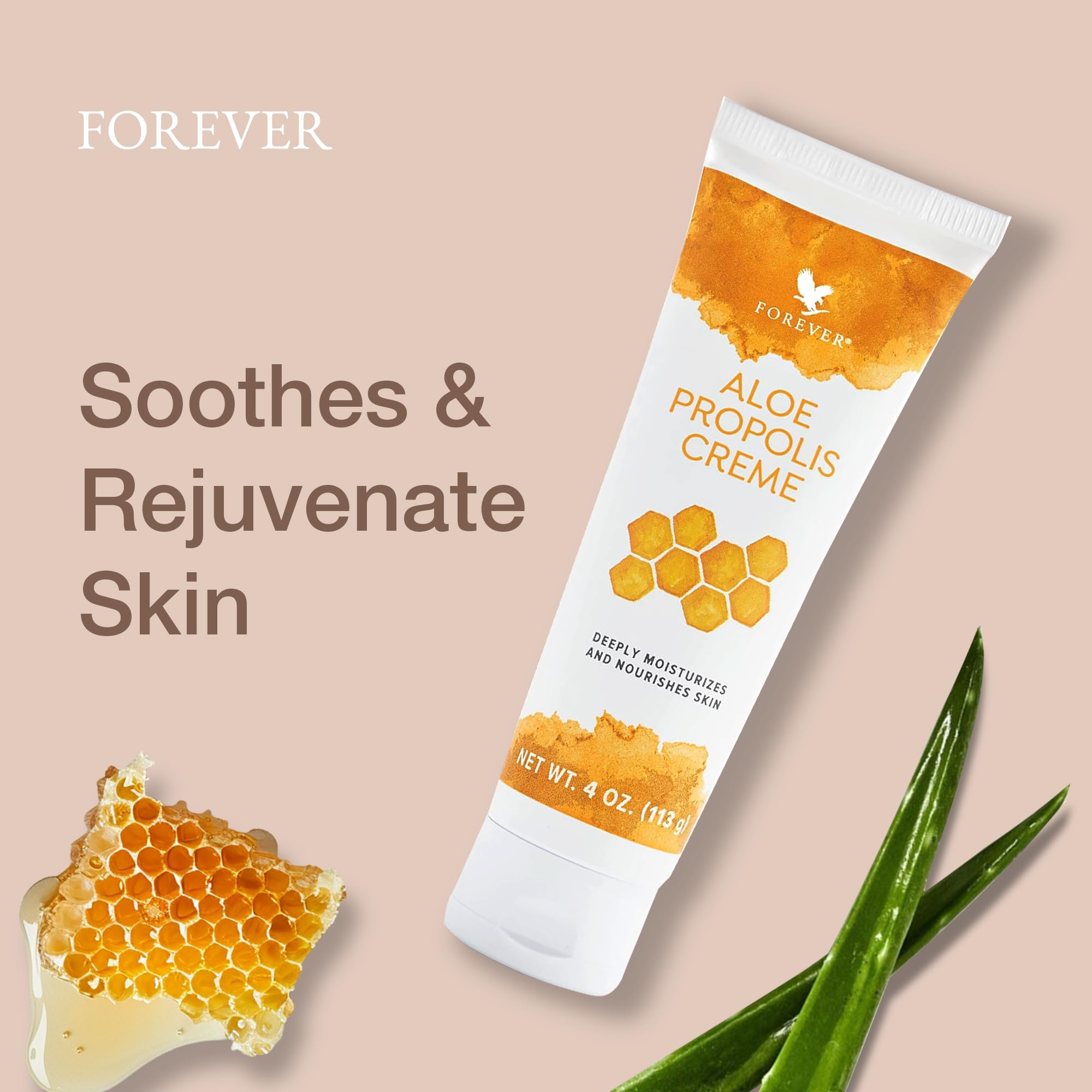 Forever Living Aloe Propolis Creme texture looks rich and luxurious for skin care