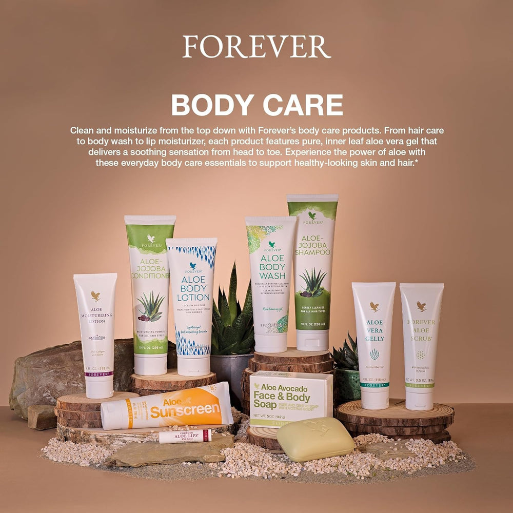 Forever Living Aloe Vera Gelly ingredients showcase vitamin E and allantoin for skin support.