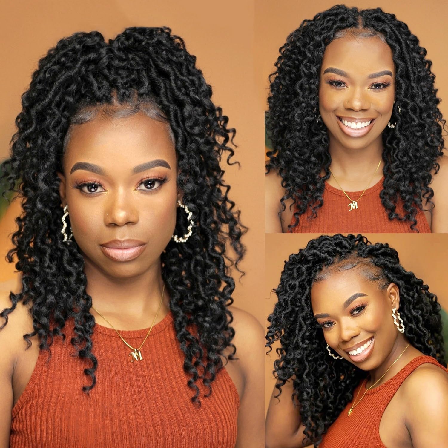 Forevery Goddess Locs 12-inch crochet hair bundle, lightweight and quick to install.
