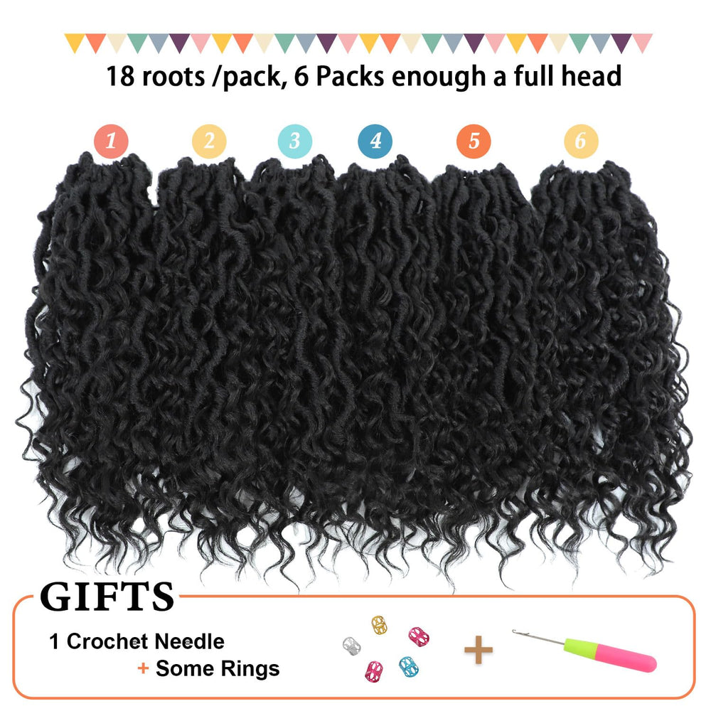 Forevery Goddess Locs color 1B, natural shade for everyday elegance.