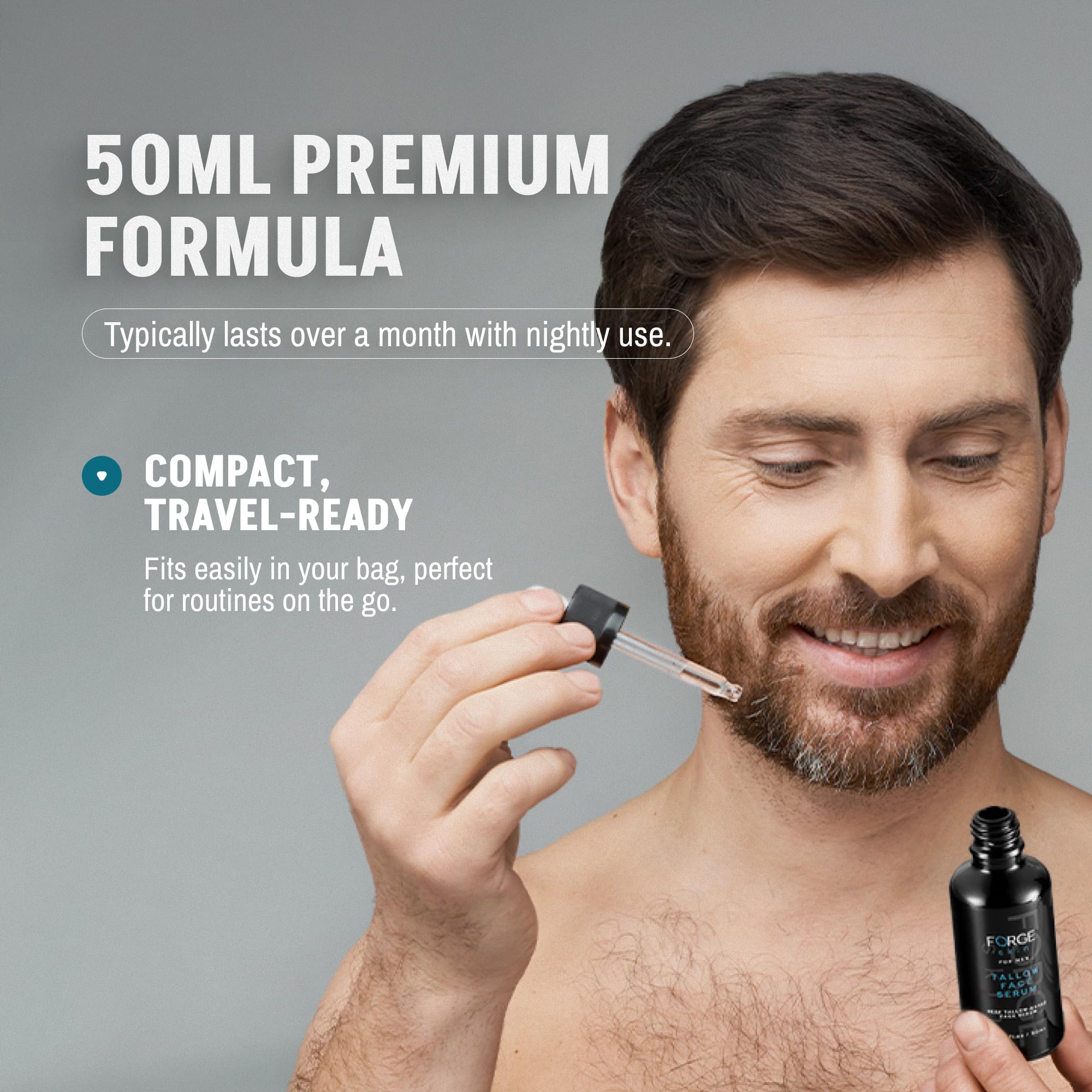 Forge Skin packaging detail with eco-friendly design