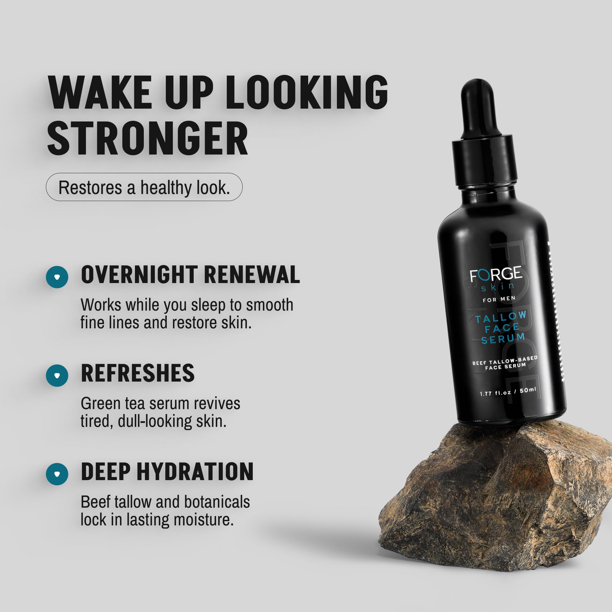 Forge Skin Wagyu tallow close-up highlighting nourishing skin