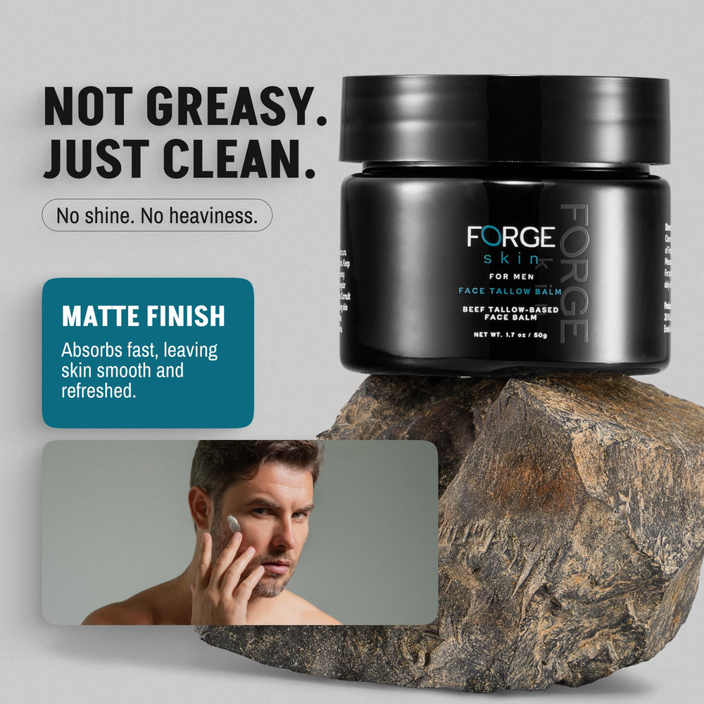 Forge Skin Wrinkle Defense balm honey extract adds soothing moisture.
