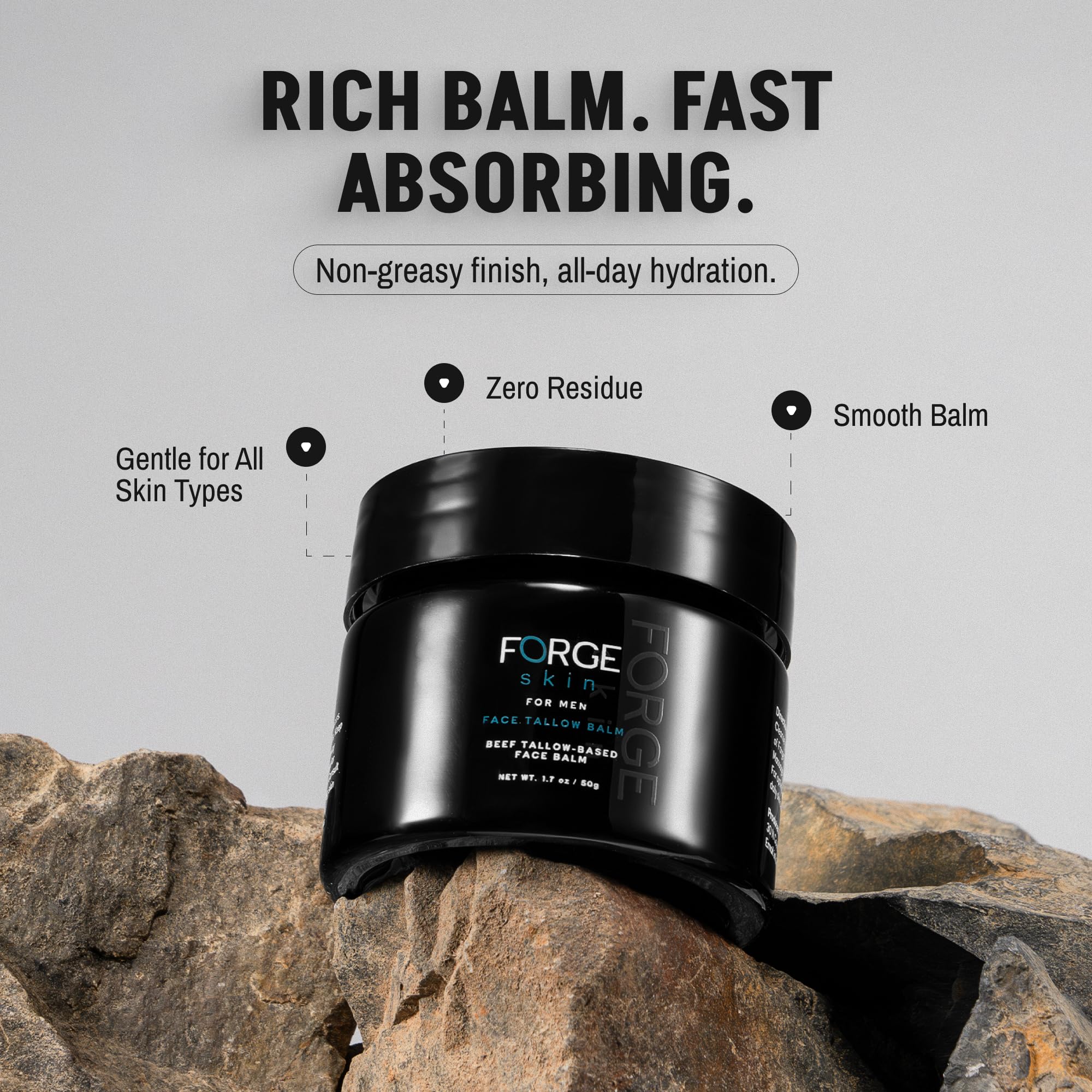 Forge Skin Wrinkle Defense balm ingredients jojoba oil emphasizes balanced hydration.