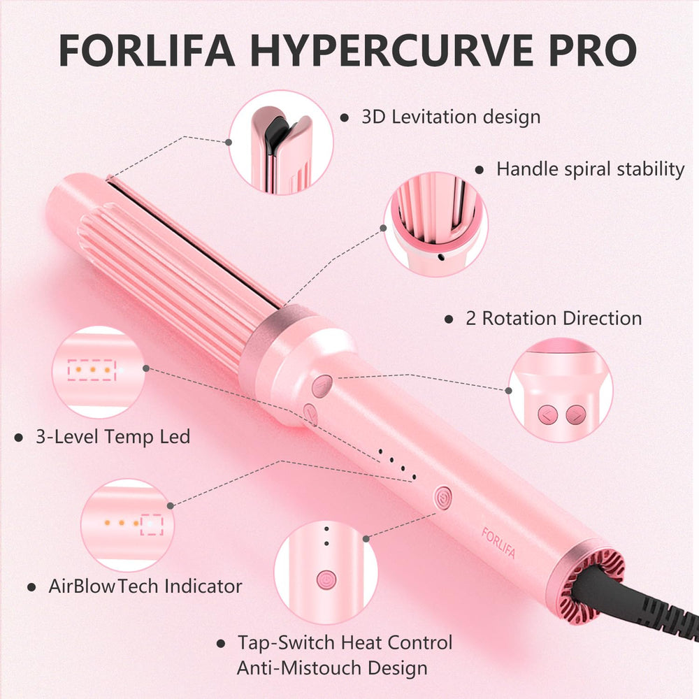 FORLIFA ergonomic handle and easy-use design supports quick, comfortable styling.