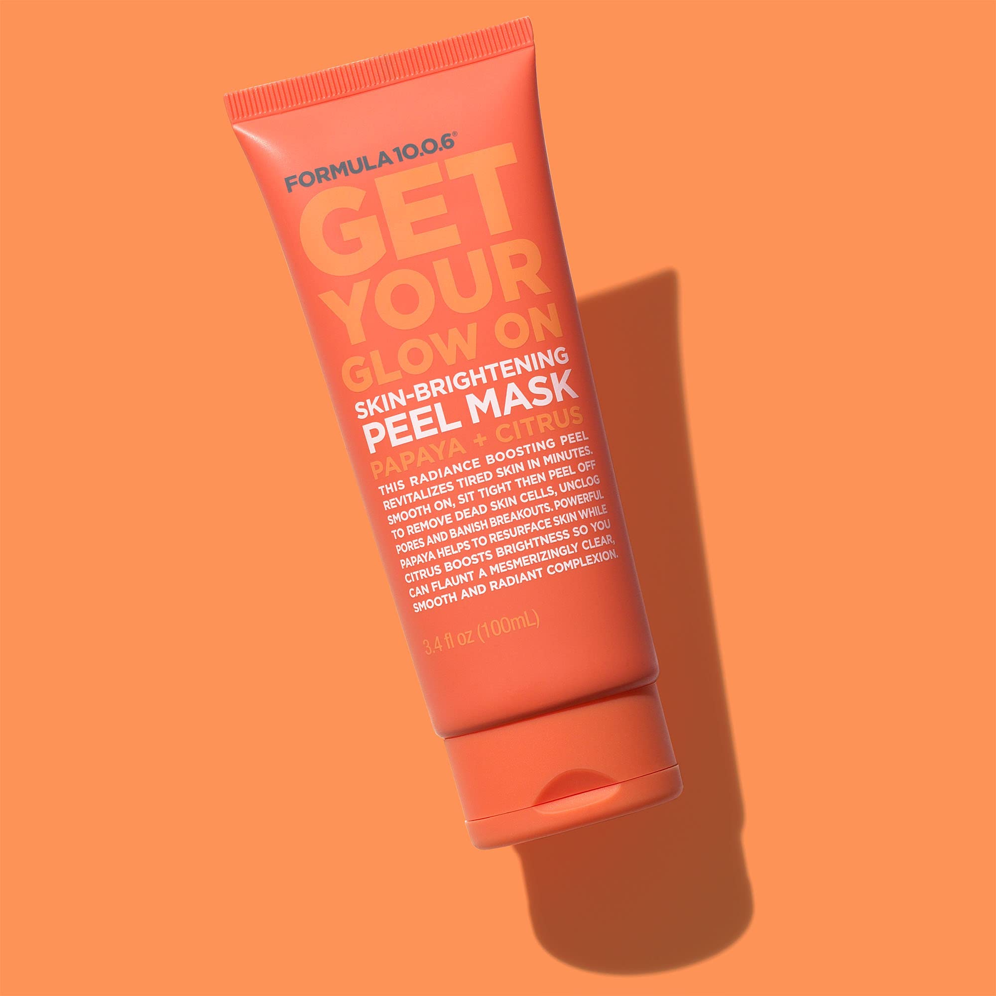 FORMULA 10.0.6 Get Your Glow On ingredients papaya and citrus for gentle exfoliation