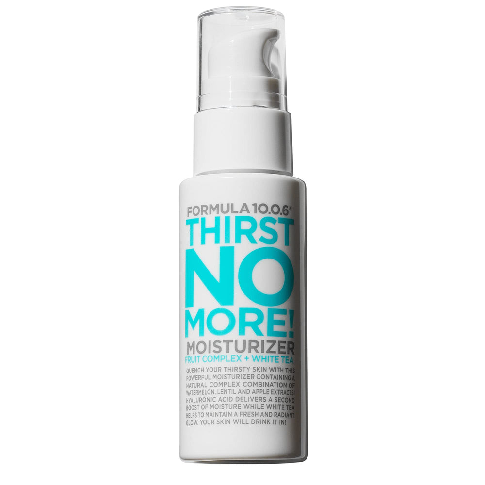 Formula 10.0.6 Thirst No More bottle closeup for daily on-the-go hydration.