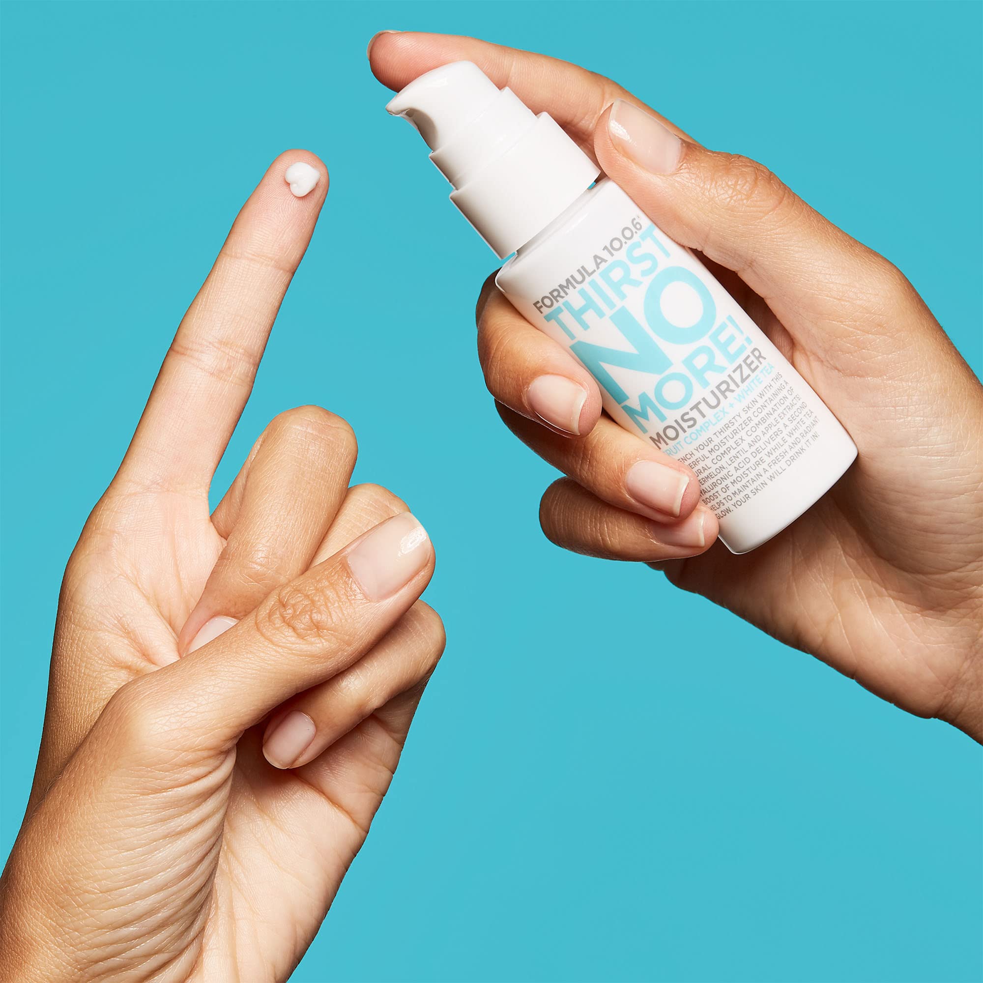 Formula 10.0.6 hyaluronic acid boost for radiant skin.