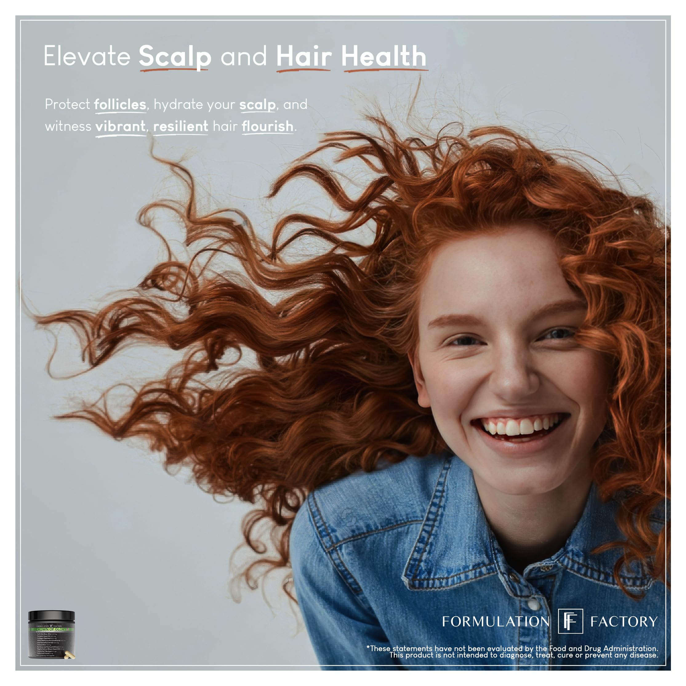 DHT-blocker icon communicates scalp health benefits