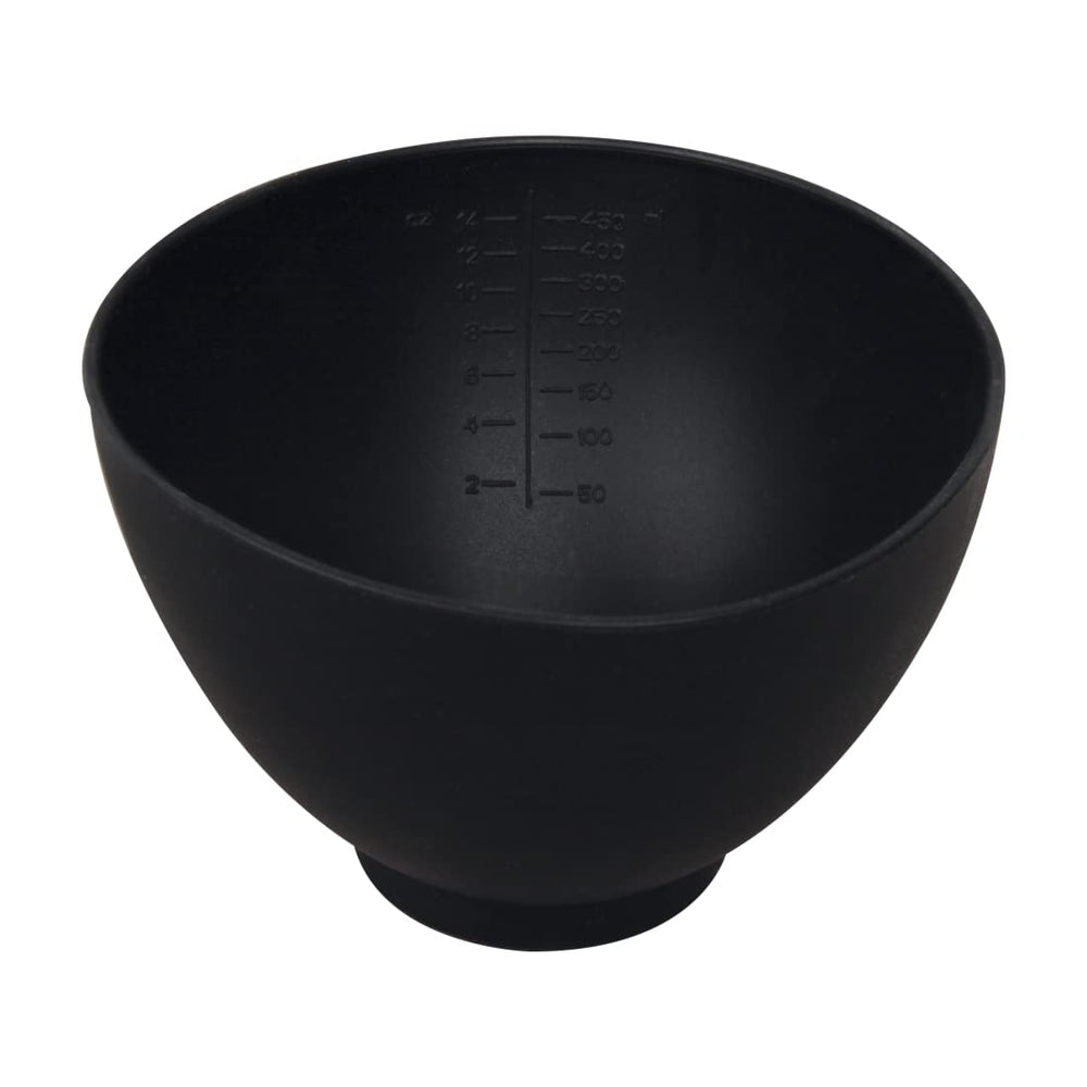 ForPro bol silicona mezcla negro 14 onzas, ideal para mezclar faciales.