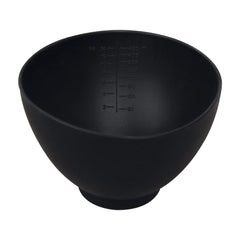 ForPro bol silicona mezcla negro 14 onzas, ideal para mezclar faciales.