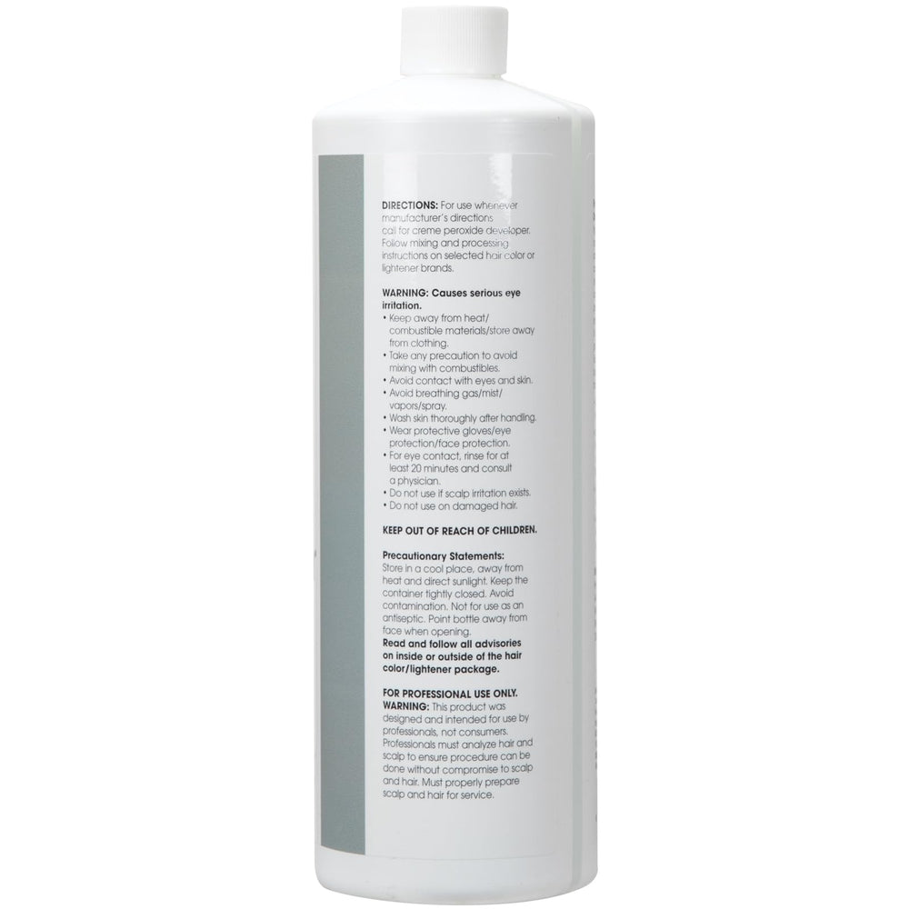 ForPro Expert 10V crème developer 32-oz bottle for efficient salon processing.