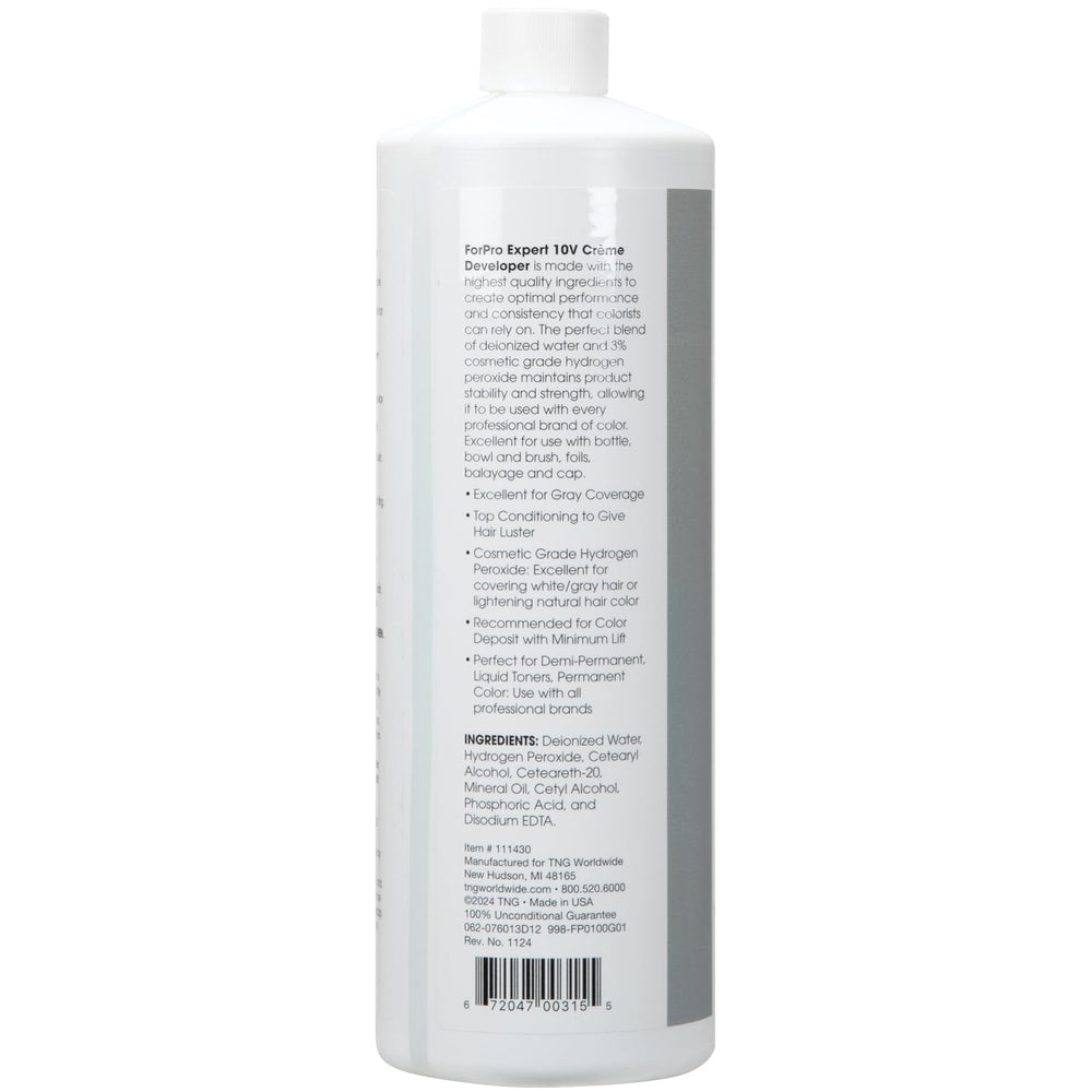 ForPro Expert 10V crème developer gray-coverage focus, ideal for blending natural gray.