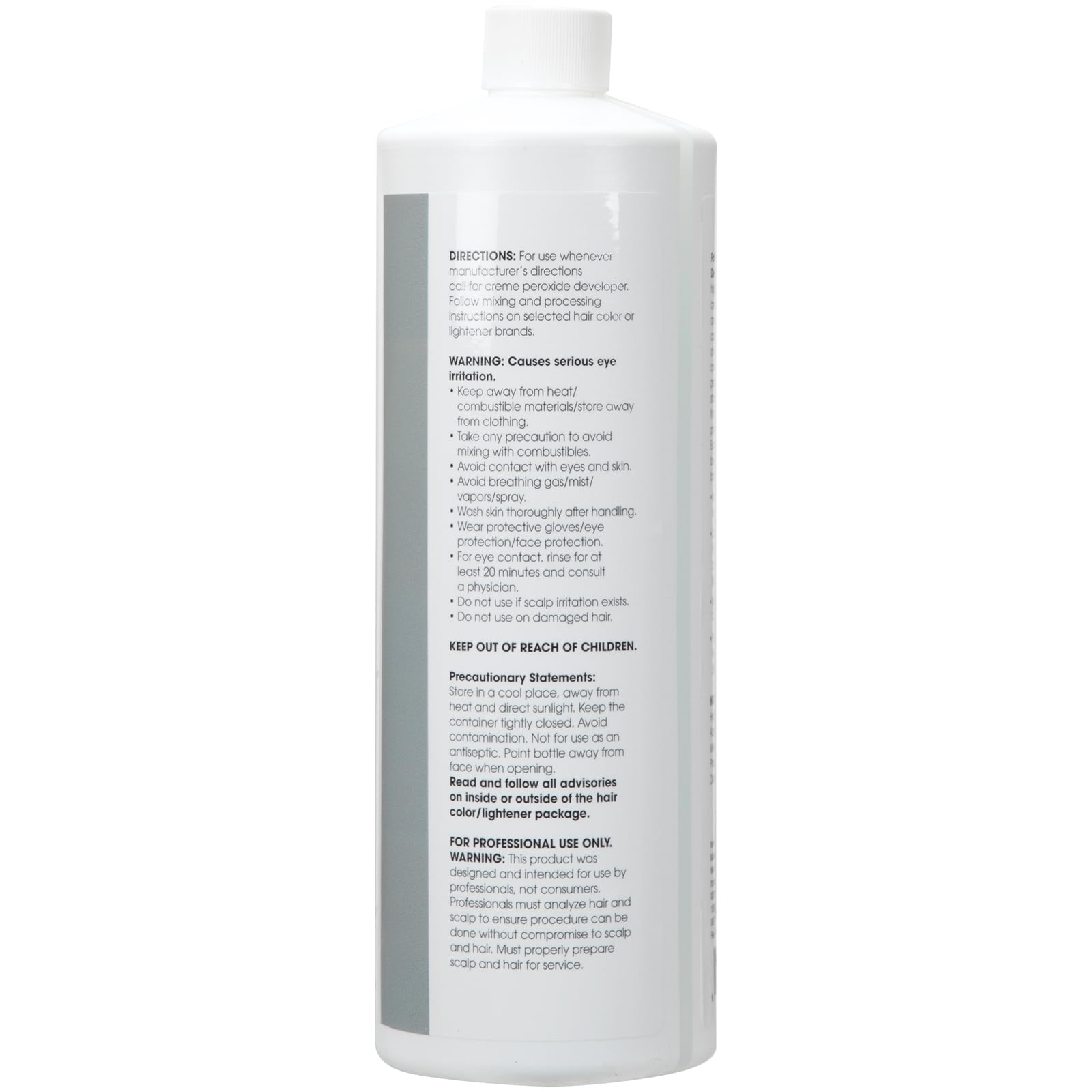 ForPro Expert 30V Creme Developer 32oz jar ready for consistent lift and color work.