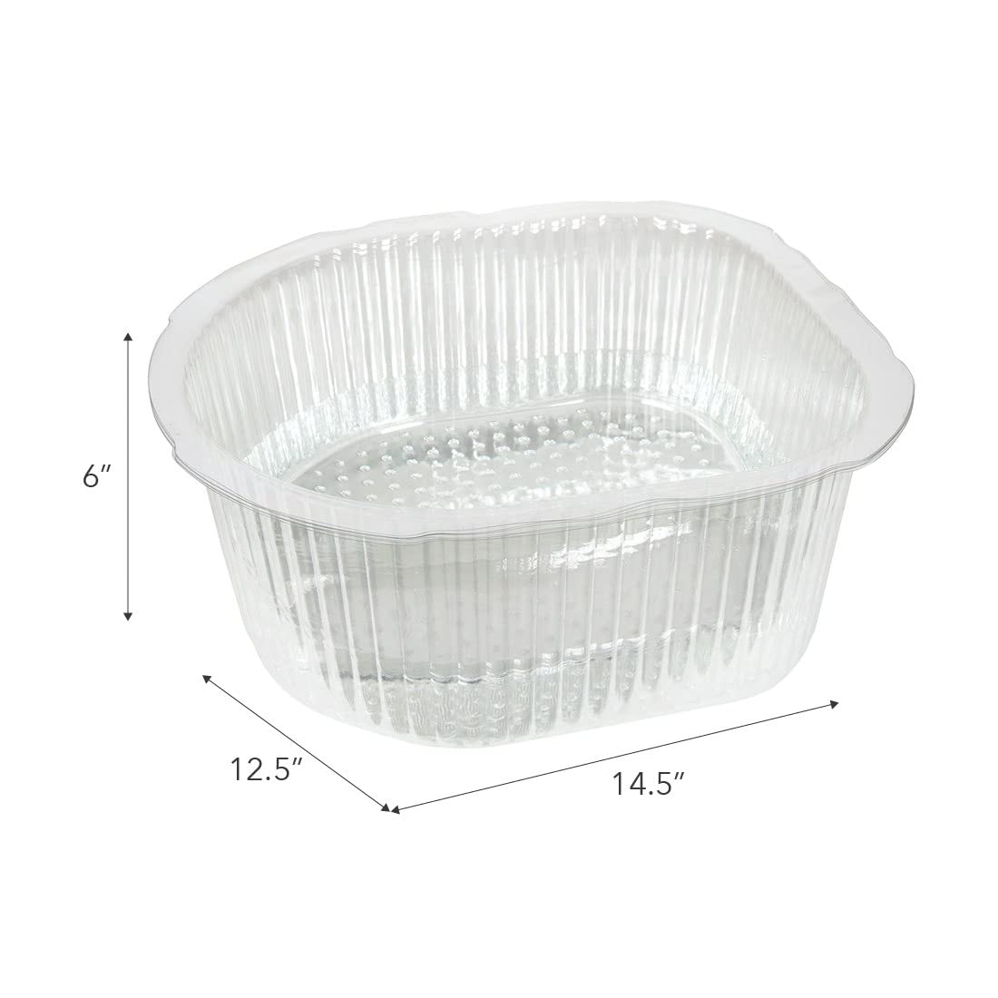 ForPro Footsie Bath-compatible liners fit a range of basins for versatile pedicures.