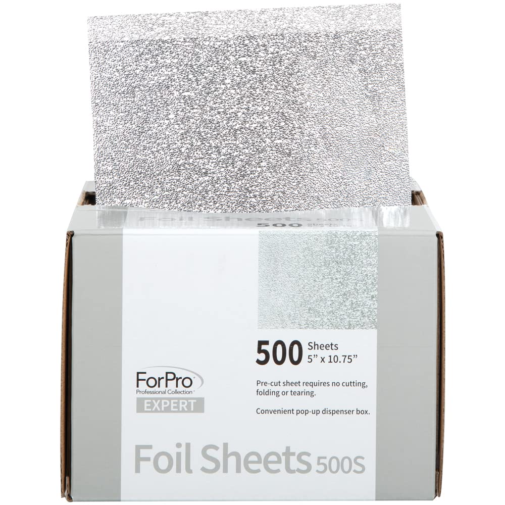 ForPro hair color foil in action during highlighting service with secure grip.
