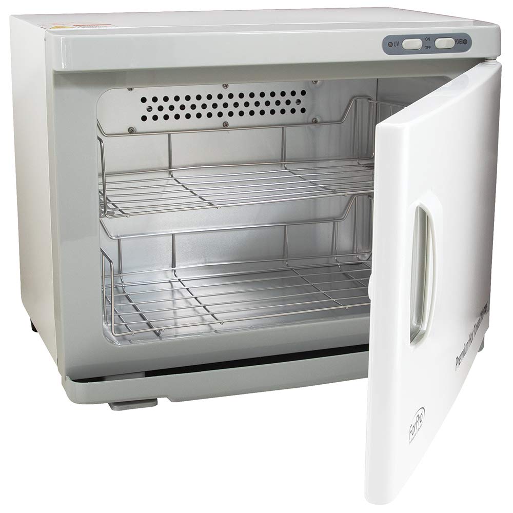 ForPro hot towel warmer with 23L capacity for spa-ready towels.
