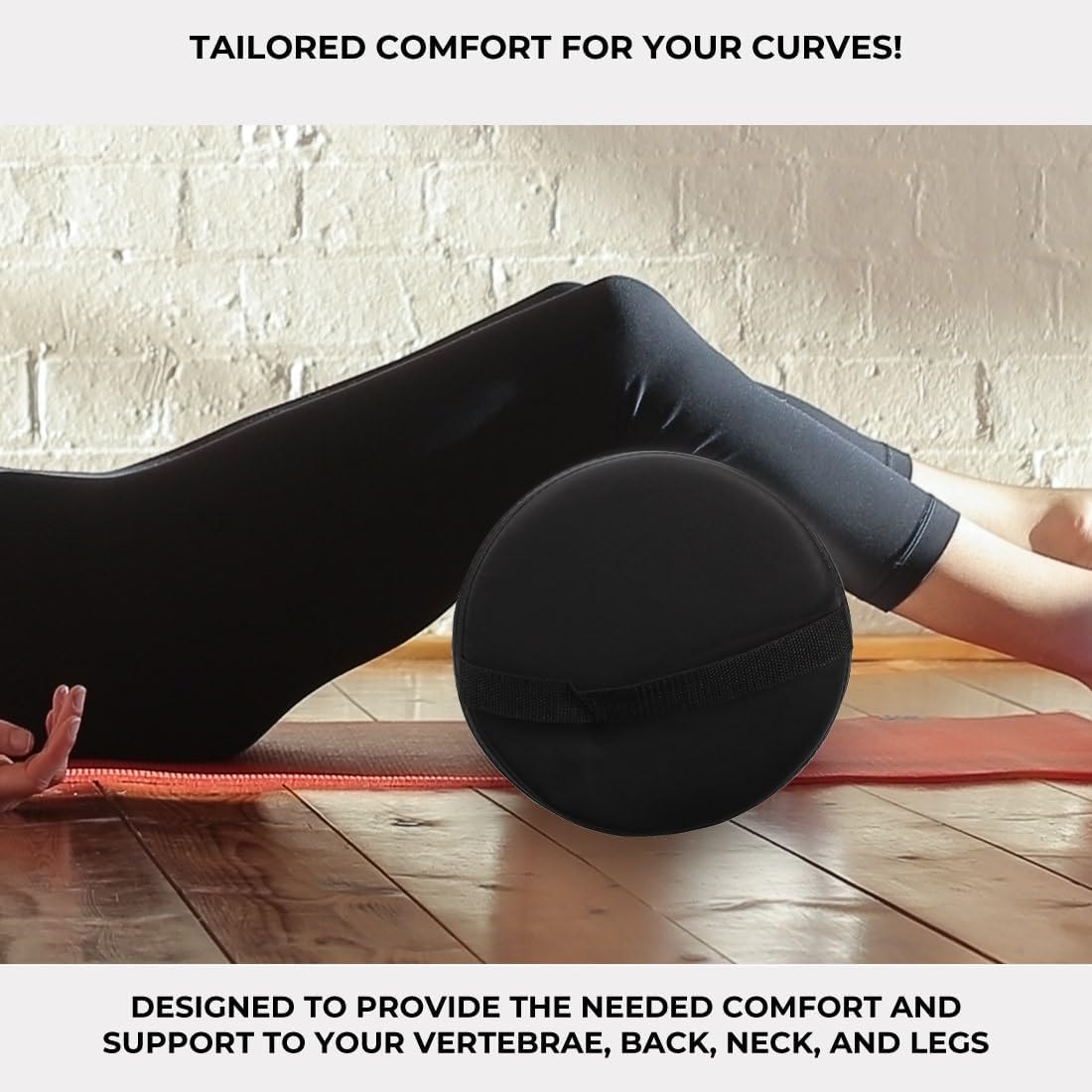 ForPro jumbo bolster carry-handle design improves portability for studio or home use