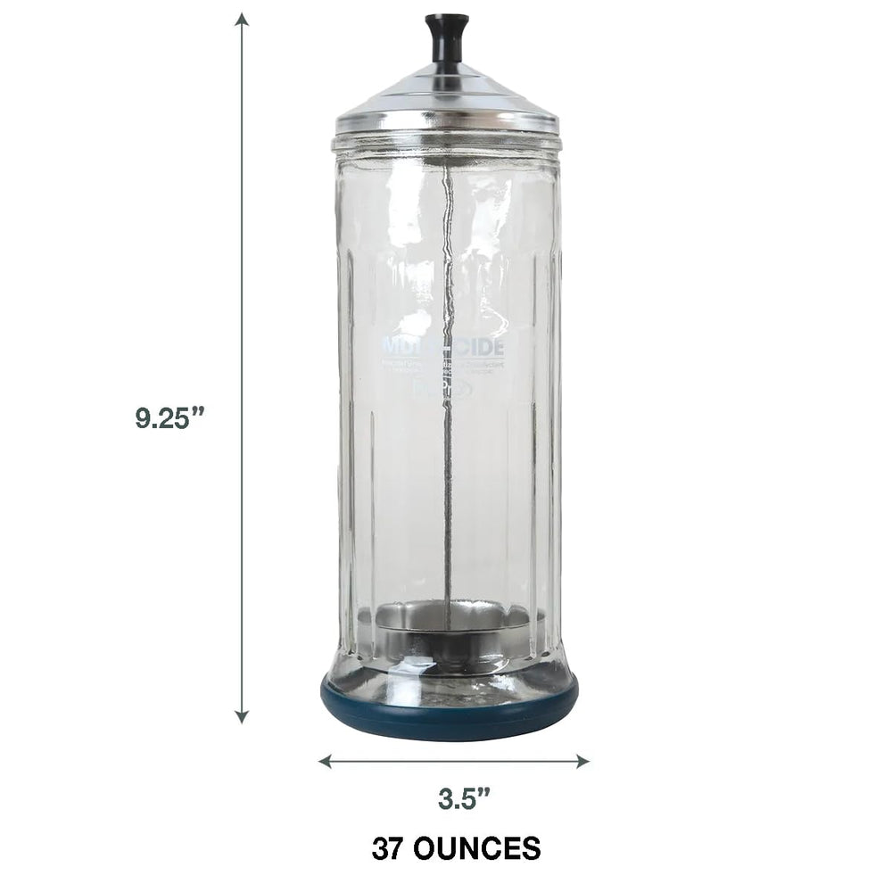 ForPro jar ideal for salon tools including brushes and combs