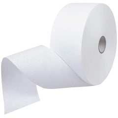 ForPro non-woven epilating roll cut-to-size strip in use for leg waxing.