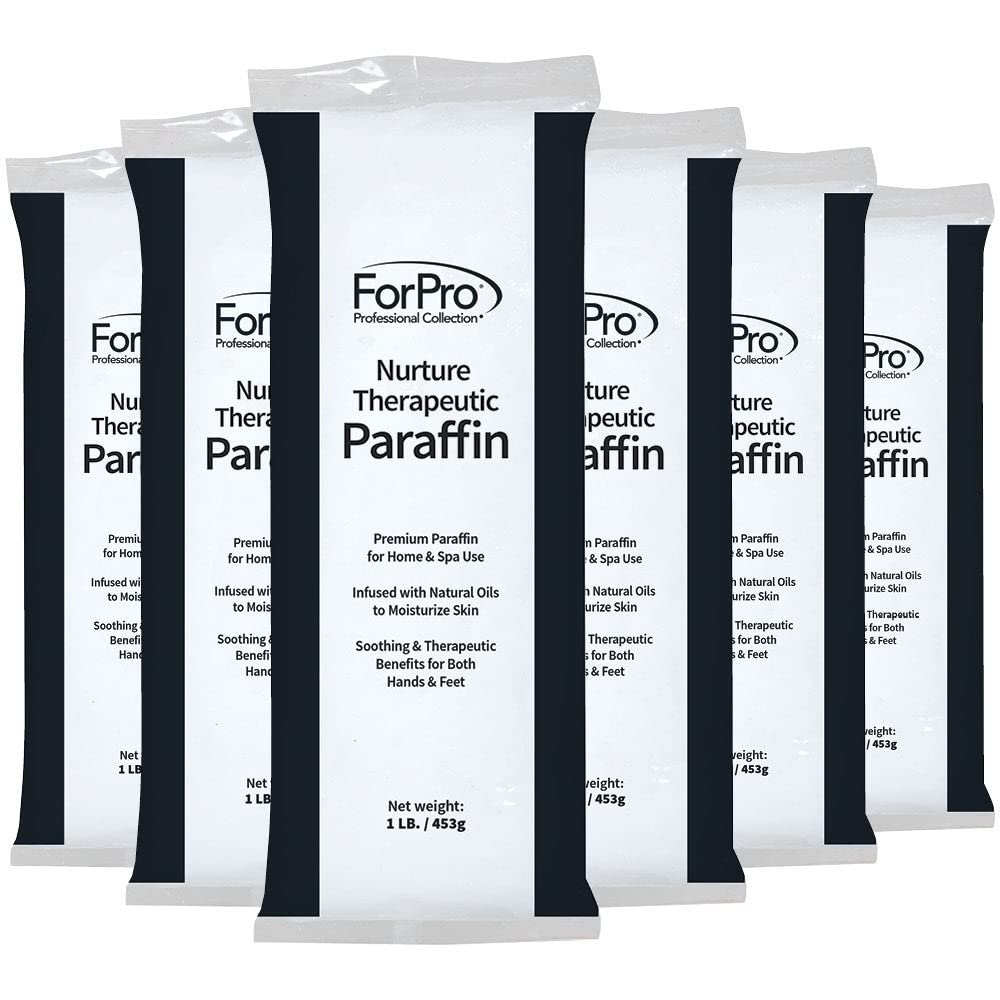 ForPro Nurture paraffin blocks unwrapped for convenient at-home spa use.