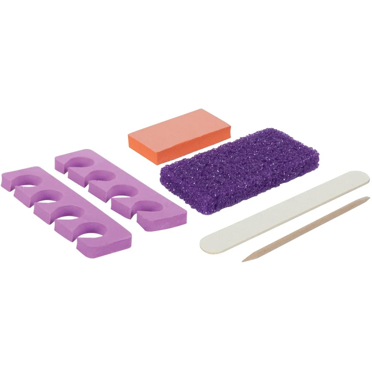ForPro Pedi Kit purple pumice pad for gentle callus removal and smoothing.