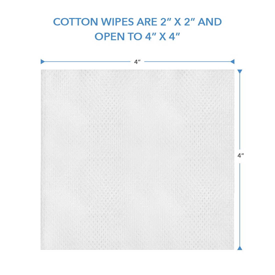 ForPro Premium Cotton Wipes cotton texture close-up showing plush softness