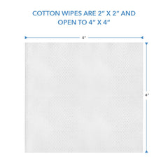 ForPro Premium Cotton Wipes cotton texture close-up showing plush softness