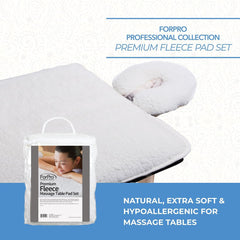 ForPro Premium Face Rest Cover demonstrates complete table protection and added client comfort.