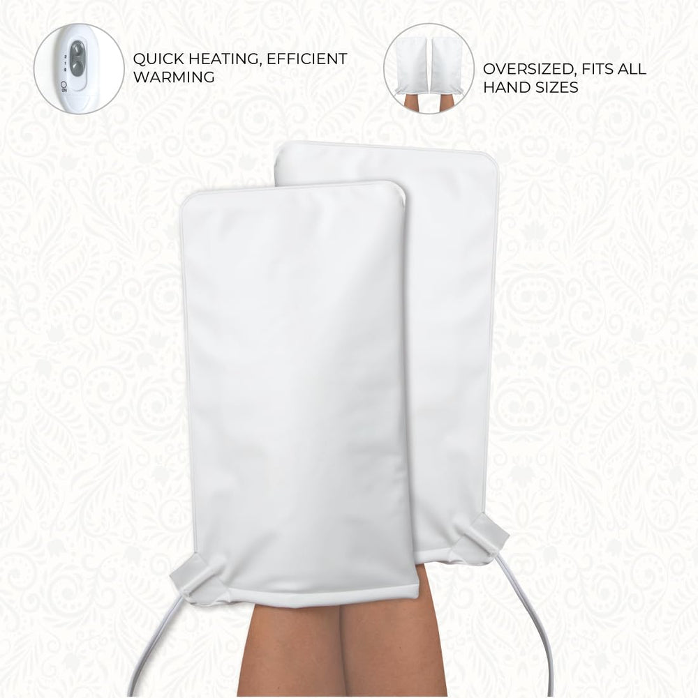 ForPro Premium Heated Mitts cord and outlet detail for flexible placement