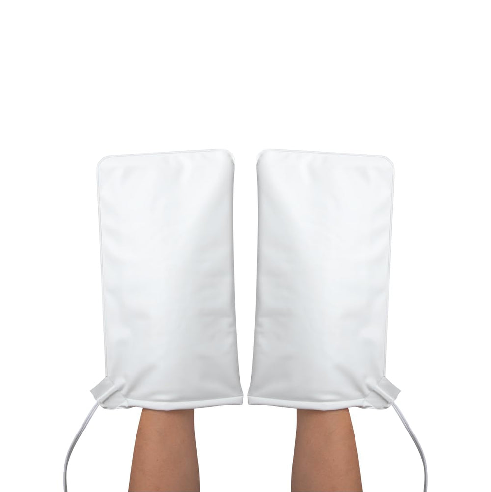 ForPro Premium Heated Mitts outer view delivering spa-ready warmth before treatments