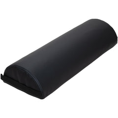 ForPro Premium Jumbo Half-Round Bolster Pillow front view shows ergonomic back support