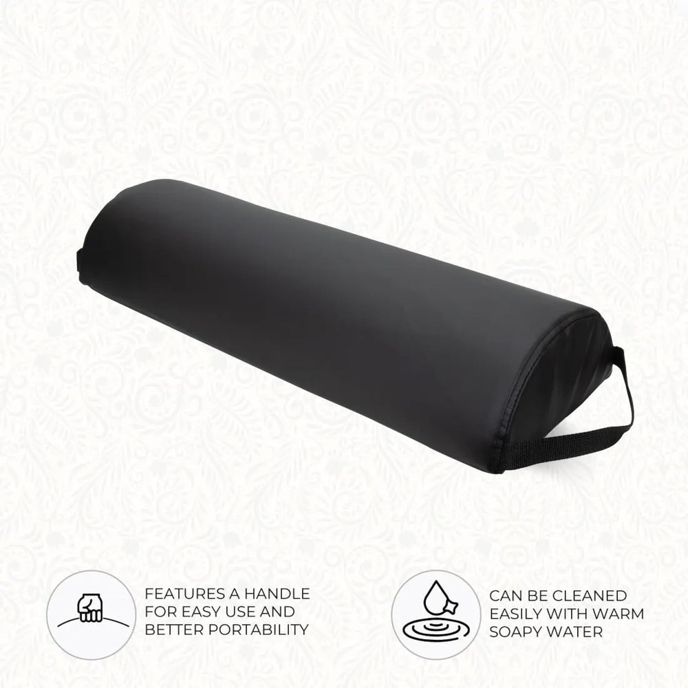 ForPro Premium Jumbo Half-Round Bolster Pillow neck support for comfortable alignment