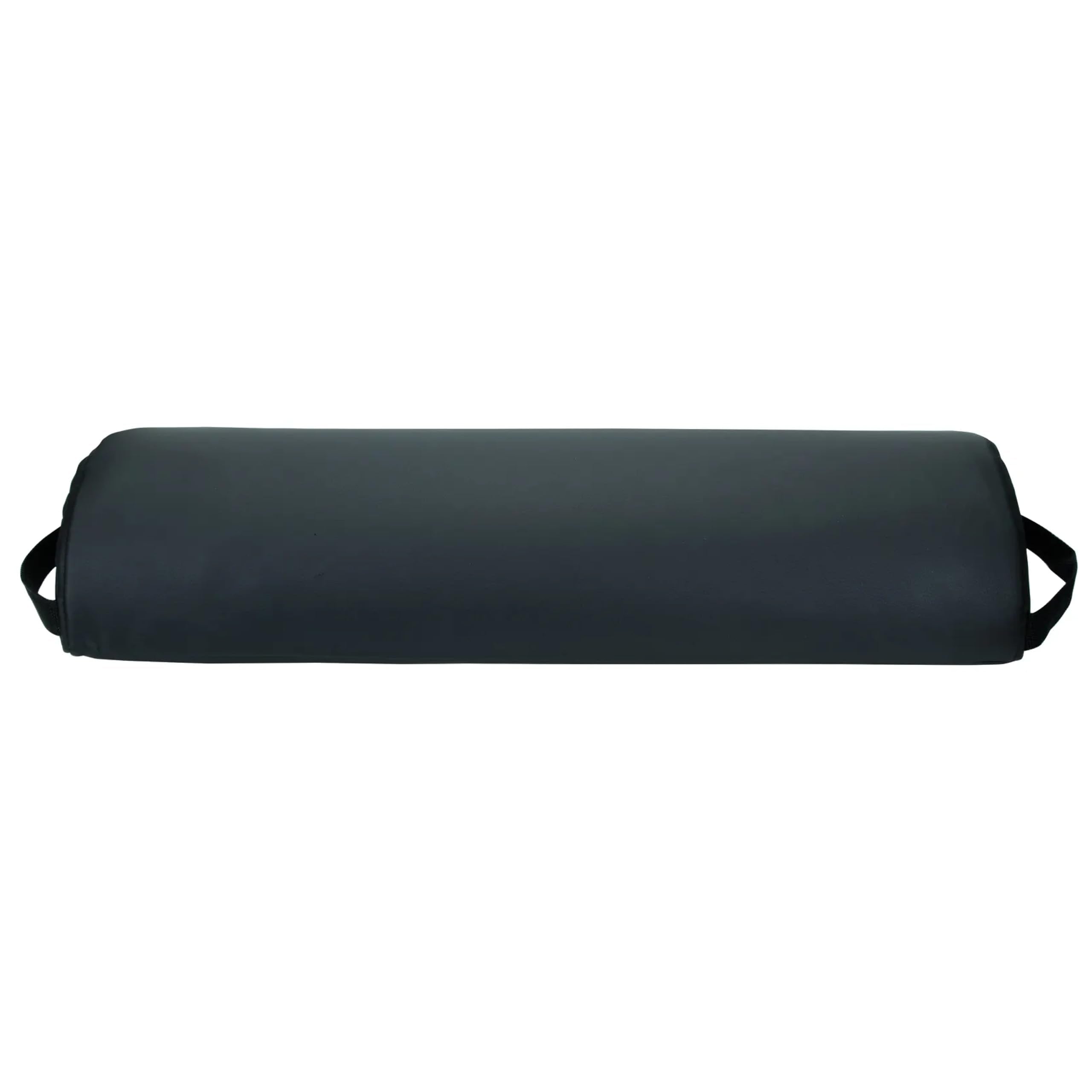 ForPro Premium Jumbo Half-Round Bolster Pillow side profile demonstrates versatile knee and neck relief