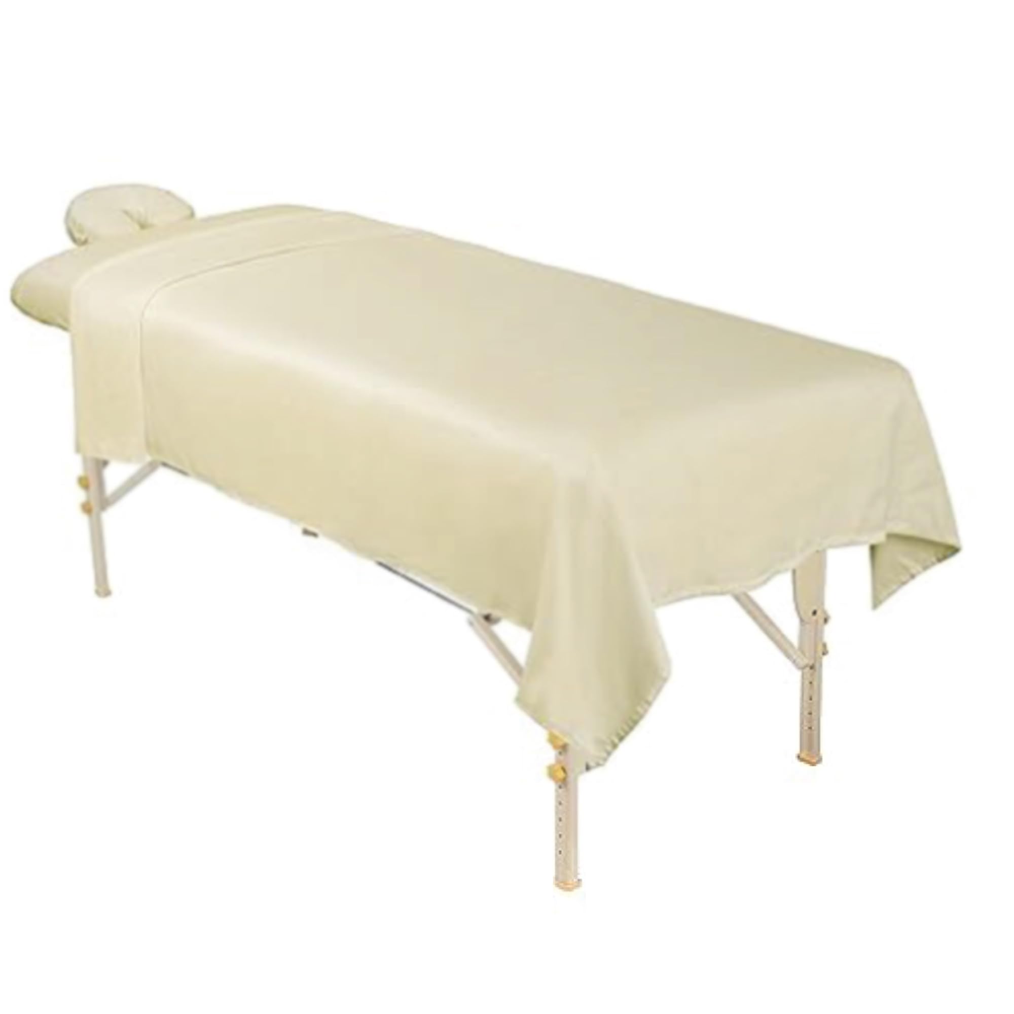 ForPro Premium Microfiber massage fitted sheet hugs standard tables securely.