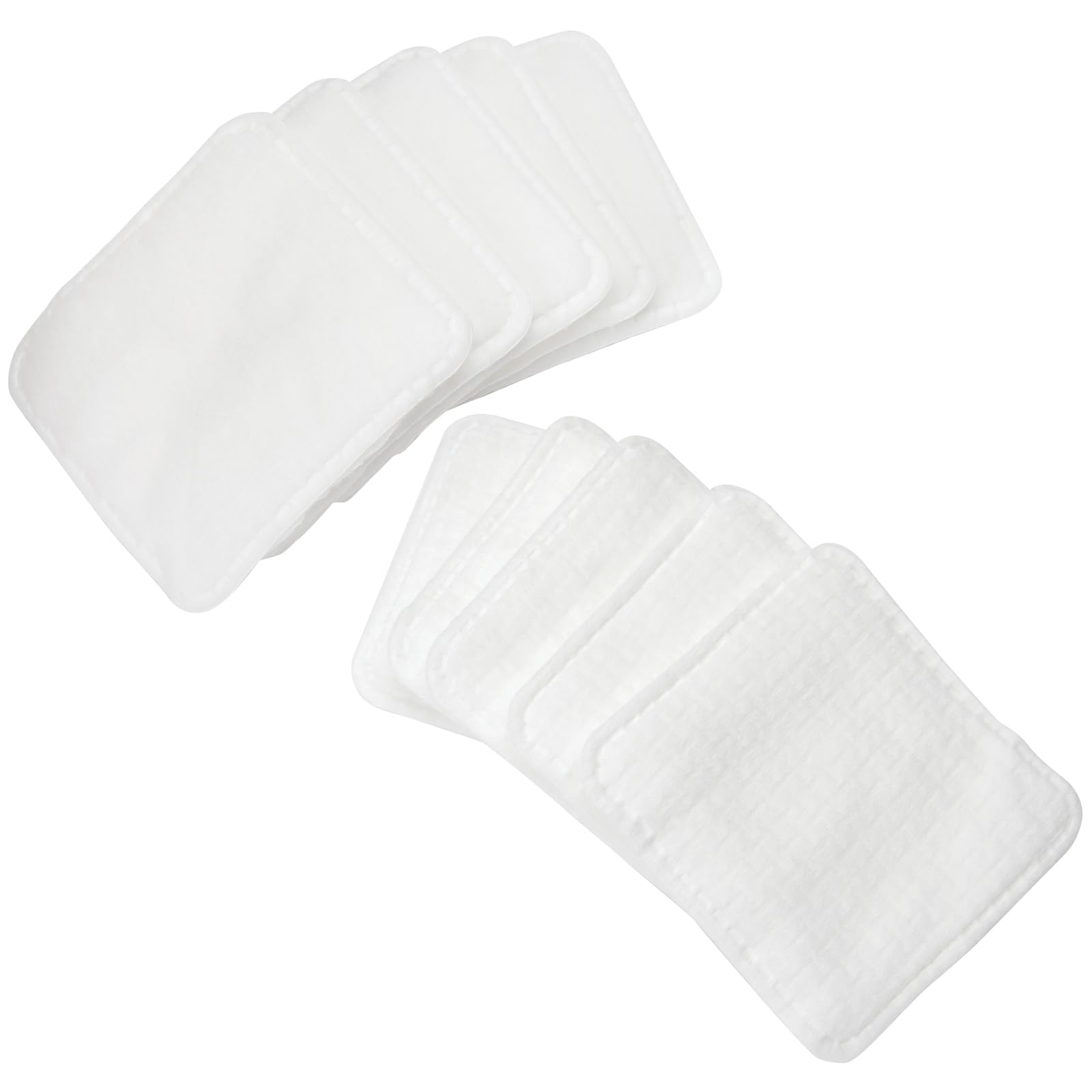 ForPro Premium Pure & Simple XL Facial Pads textured side ready to lift makeup and dirt.