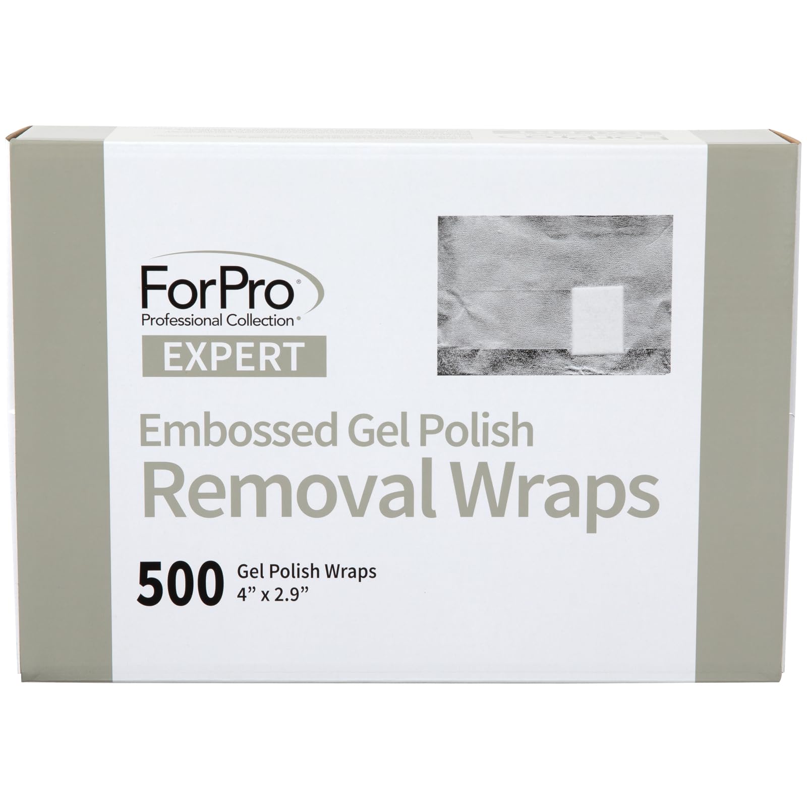 ForPro Professional Collection absorbent cotton pad detail for gel removal.